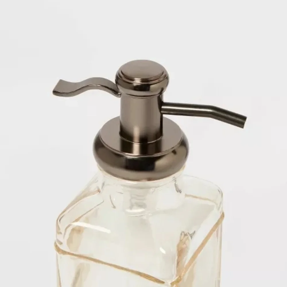 Threshold 12oz Antique Glass Tall Soap Pump Brown - Threshold™ - Picture 4 of 4